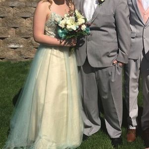 Beautiful seafoam green formal/prom dress.